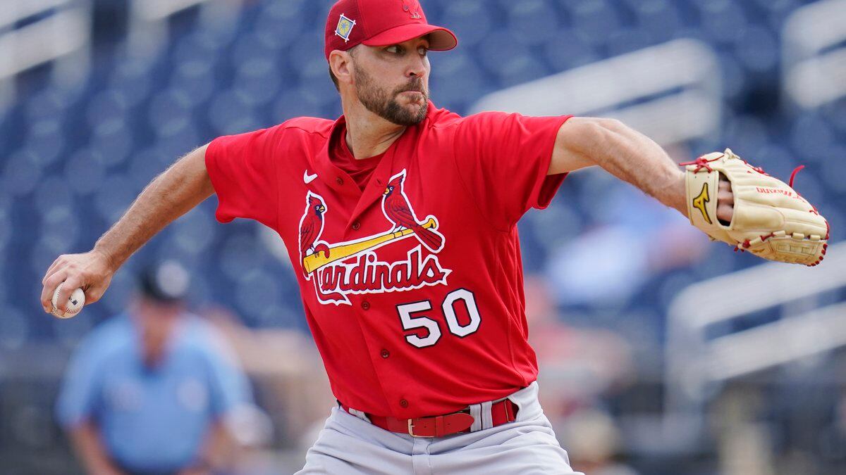 Adam Wainwright Autographed Game-Used Road Jersey (STL @ PIT, 10/4/22)  (Size 46)