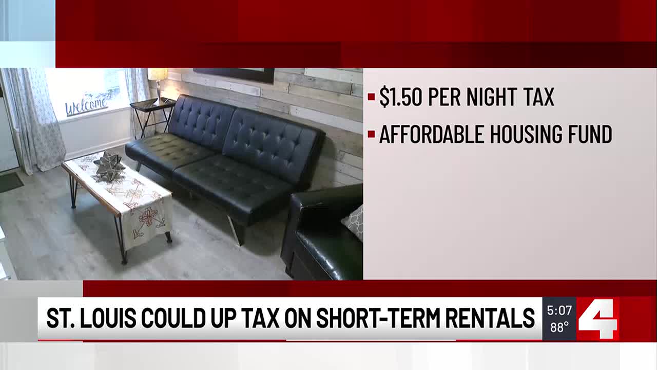 Aldmerman's proposal would add tax to short-term rentals in St. Louis - Vimarsana News