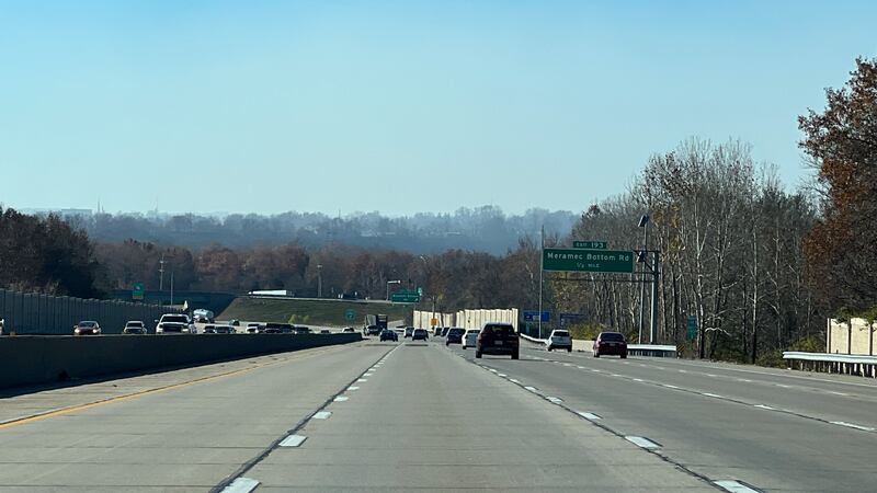Smoke near Arnold, Mo. has been caused by brush fires, according to officials November 18, 2023.