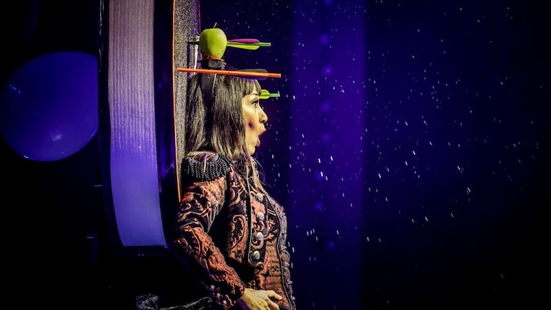 One of the performances at Circus Flora