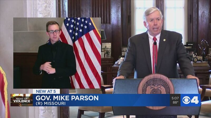'They're not protesters. They're criminals' | Gov. Parson addresses Captain Dorn's murder
