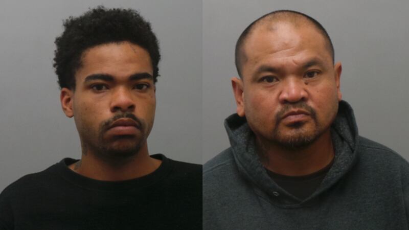 DeSean Pearson (left) and Ramon Lapid (right) were both charged for a September killing in the...