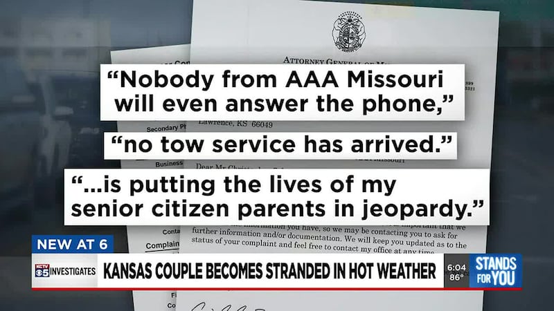 What started as an unfortunate incident for a Kansas couple turned into a daylong nightmare,...
