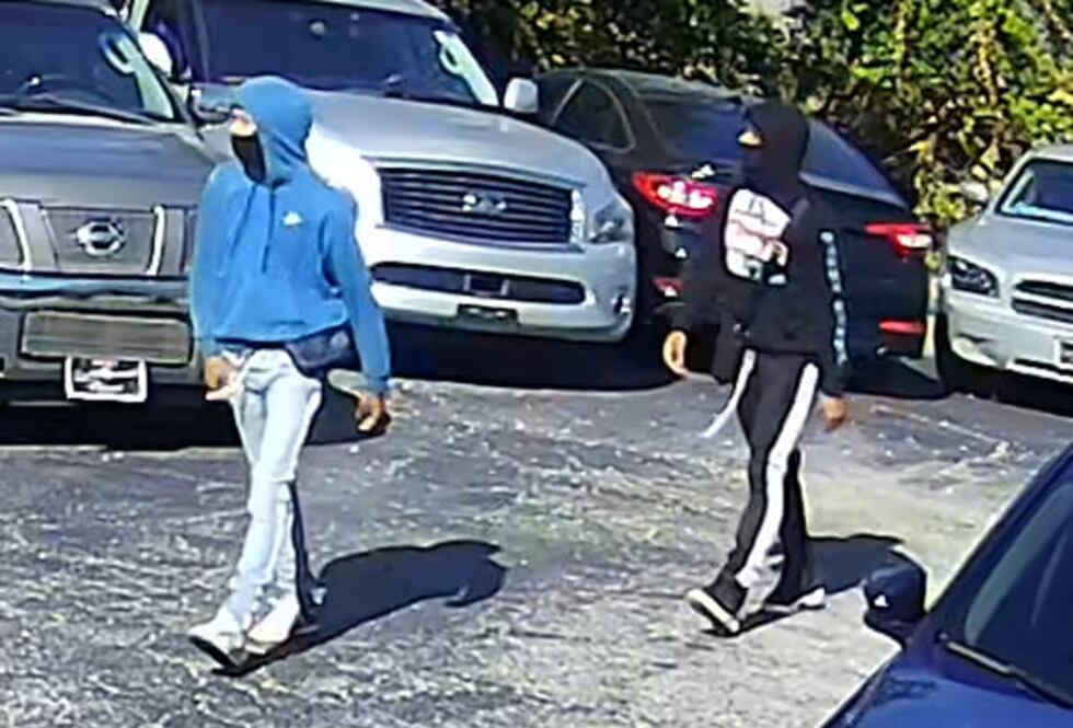 Two suspects in a fatal shooting at the 10600 Block of New Halls Ferry Rd., Ferguson, Missouri...