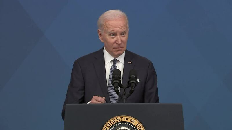 FILE - President Joe Biden welcomed the United States Conference of Mayors to the White House...