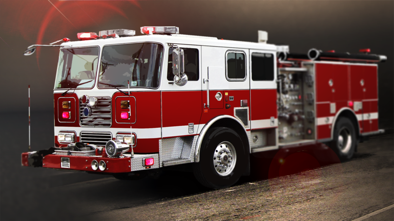 A fire truck.