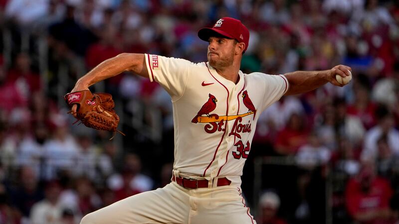 St. Louis Cardinals starting pitcher Steven Matz throws during the fourth inning of a baseball...