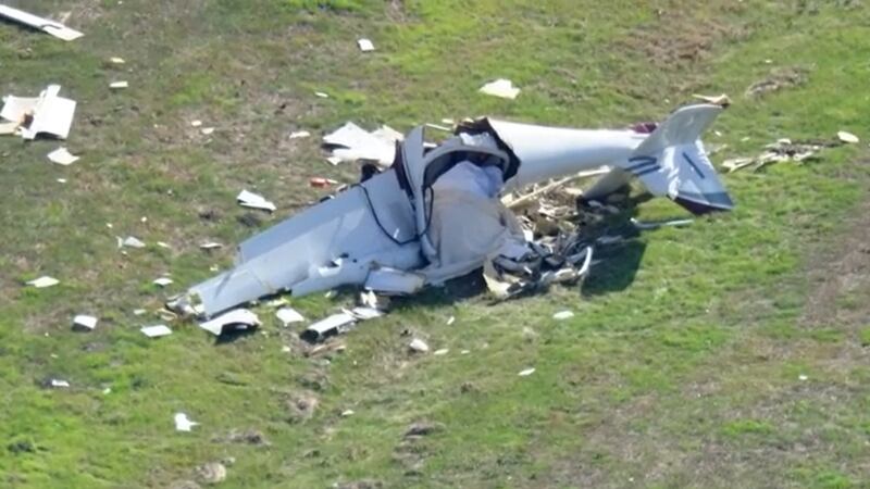 A small single-engine plane crashed at the Zamperini Field Torrance Airport Wednesday.
