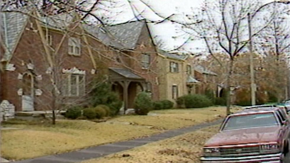 The Dooling's house on Walsh Street in St. Louis Hills