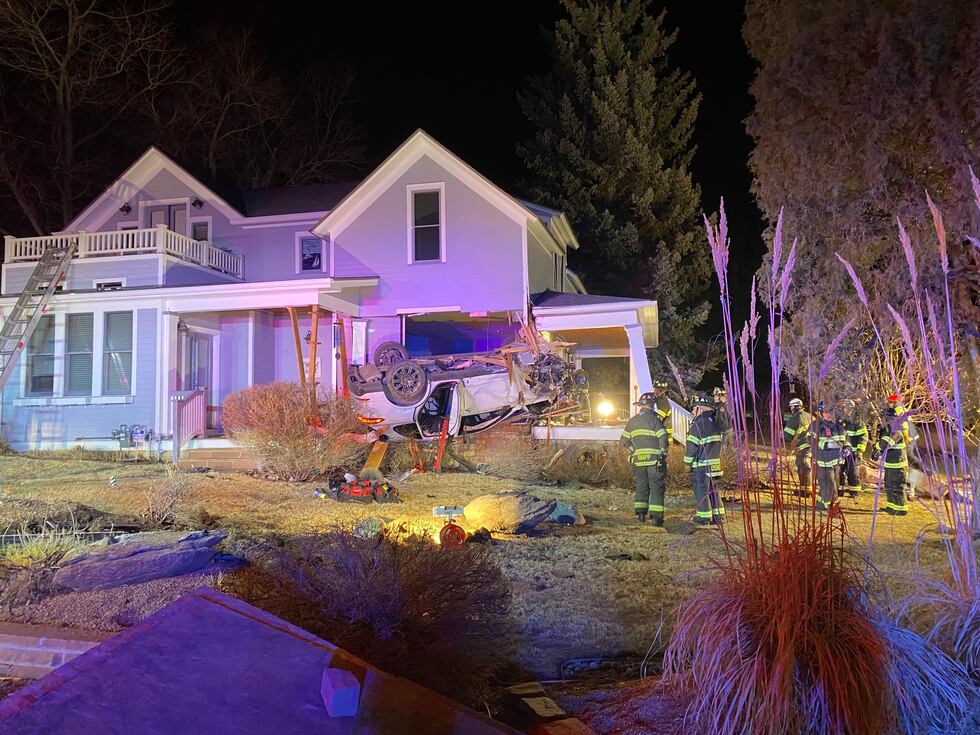 The scene officers found in a north Boulder neighborhood early on the morning of Feb. 11, 2023.